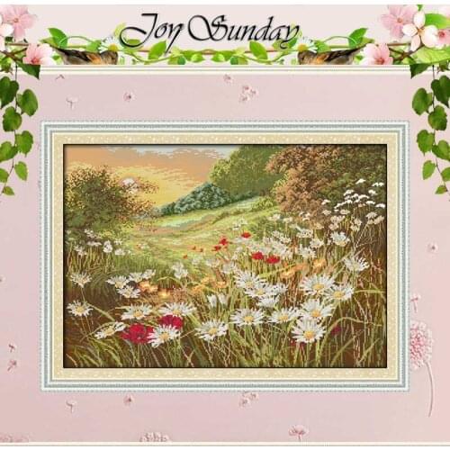 Beautiful White Flowers (1) Counted Cross Stitch 11CT 14CT Cross Stitch Sets Chinese Cross-stitch Kits Embroidery Needlework