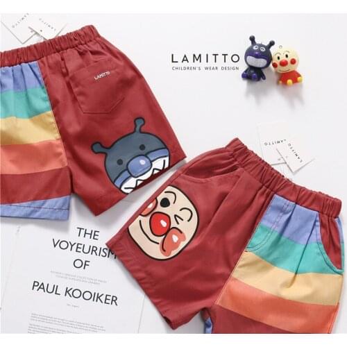 Tonytaobaby Summer New Boys and Girls Rainbow Element Loose Toddler Pants