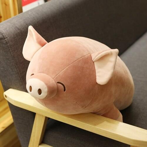 Cute Cartoon Pig Plush Toy 40-80cm Stuffed Soft Animals Pink Pig Pillow Cushion Baby Kids Toy Birthday Christmas Gift for Child