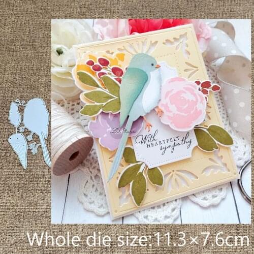 New Design Craft Metal stencil mold Cutting Dies bird decoration scrapbook die cuts Album Paper Card Craft Embossing