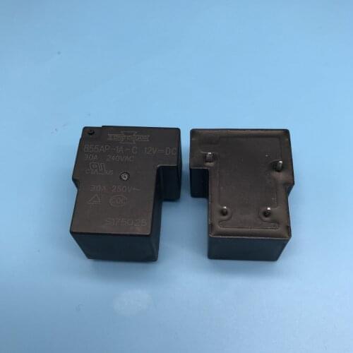 Original 855AP-1A-C 12VDC 4PIN 30A240VAC T90 relays