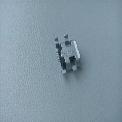 100pcs MK5P flat board feet sink hole 0.8mm female USB 5PIN socket MICRO 5P Shen board