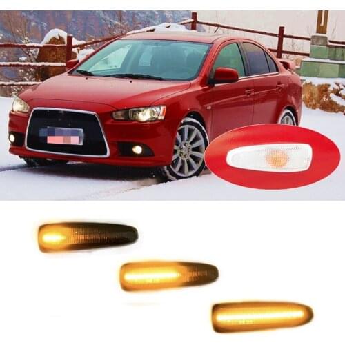 Suitable for Mitsubishi Lancer Evolution X Outlander Mirage Dynamic LED Indicator Side Marker Signal Light