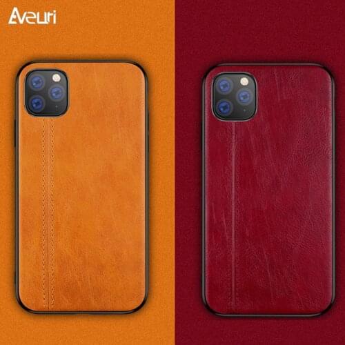 Luxury PU Leather i Phone Case on For iPhone 11 Pro Max Coque Silicone Cover Case For iPhone 7 8 Plus X XR XS 11Pro Max Fundas