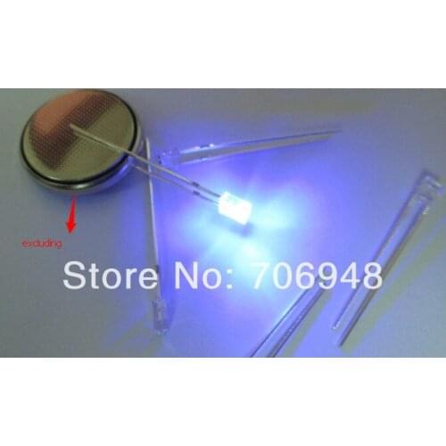 Christmas lighting 234 2*3*4mm blue flashing led beads water clear 1.5HZ