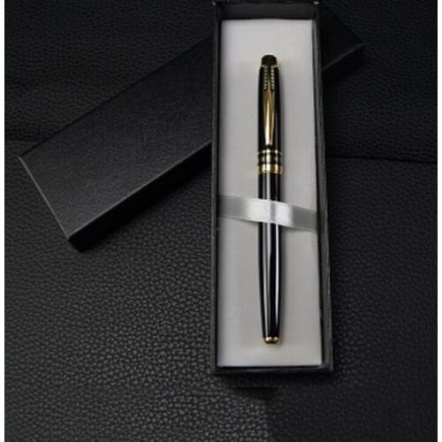 Finance and accounting students fountain pen metal pen body 0.5mm dark-tip calligraphy writing special boxed pen