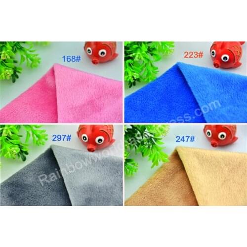 Super soft velvet fabric microfiber Fleece velboa hair height 2-3mm for DIY sofa pet bed toy blanket pillow (5 meters/lot)