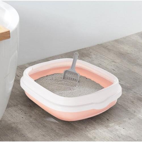 Pet Toilet Bedpan Excrement Training Sand Litter Box Anti-Splash Dog Toilet Cat Dog Tray With Cat Litter Shovel Cat Litter Box