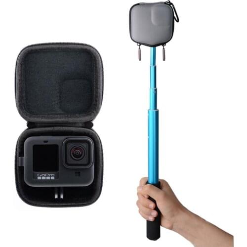 Waterproof Mini PU Storage Bag for Gopro Hero 9 Black Protective Carrying Case for Gopro 9 Action Camera Accessories