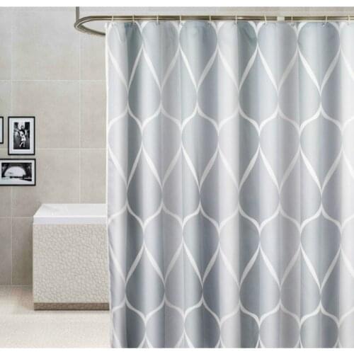 Waterproof Shower Curtain Set with Hooks Colorful Lantern Bathroom Curtains Polyester Fabric Bath Mildew-proof Home Decor