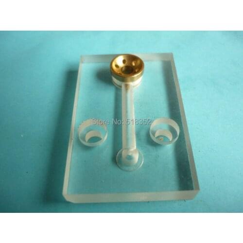 Water Jet Panel w/ Brass Nozzle 45x70x10mm Water Spray Cooling Plate for Wire Cutt EDM High Speed Machine Wearing Parts