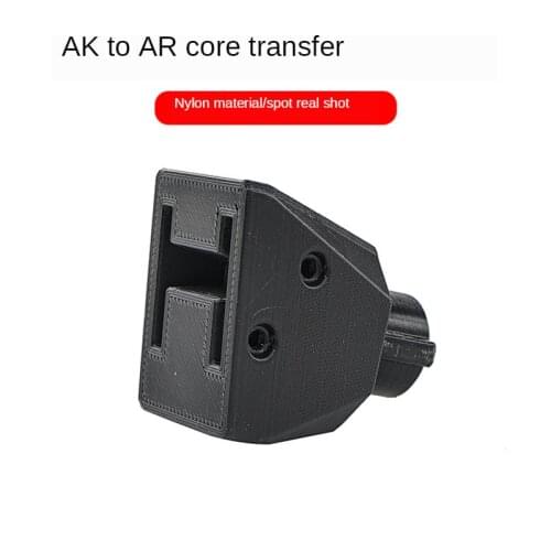 TOtrait AK47 Rear Support Adapter AKM /AKs to AR Butt Battery Nylon Adapter Water Bomb Modification Accessories
