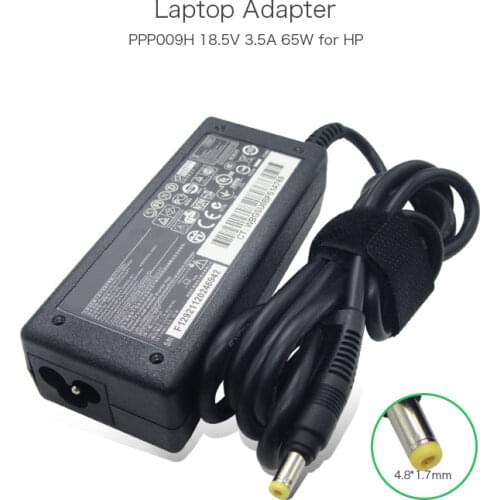 New Original 18.5V 3.5A 65W 4.8*1.7 Laptop Charger For HP Compaq Presario B1000 B3000 Series PPP009H Power AC Adapter