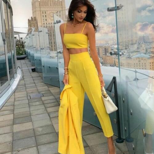 Yellow Women Ladies Suit 2 Pieces Mother of the Bride Suits Formal Business Womens Office Dress For Wedding Evening Dress