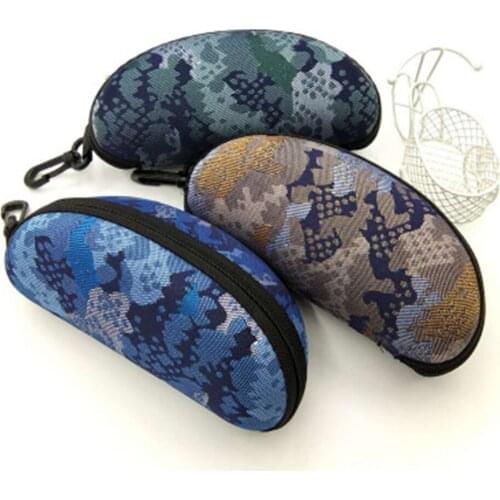 1Pc Black Eyewear Cases Sunglasses Case For Men Glasses Box With Lanyard Zipper Glasses Case Hard For Men Glasses Cloth Bag New