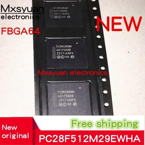 1pcs/LOT PC28F512P33EFA 512P33EF BGA PC28F128J3F75A 128J3F75A BGA64 PC28F512M29EWHA PC28F512M29EWH 512M29EWH FBGA64 New Original