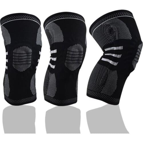 2021 High Performance Knee Compression Non Slip Sleeve Support For Sports Protective Breathable Nylon