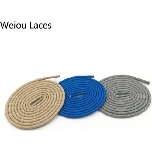 30Pairs/Lot)Weiou 4.5mm Fashion Polyester Sports Running Shoestring Custom Color Shoelaces Rope Lacing For Sneakers Martin Boot