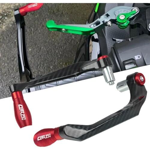 7/8'' 22mm CNC Motorcycle Accessories Aluminum Handle Brake Clutch Levers Guard Protector For honda CBR250 CBR250RR CBR 2500 RR