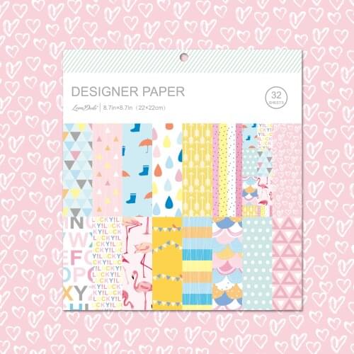 Lovedoki Spring Series Notebook Scrapbooking Accessories Paper Pack Floral Design Diy Paper For Scrapbooking Cardmaking Supplies
