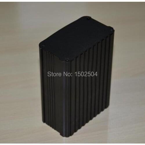 Aluminum enclosure Instrument shell electric project box DIY 95X54X130mm black NEW