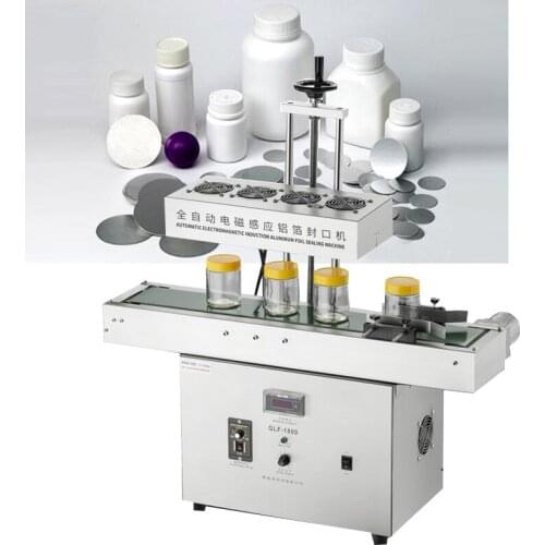 Electromagnetic Induction Aluminum Foil Sealing Machine For Glass Bottle Plastic Bottle Continuous Induction Sealer