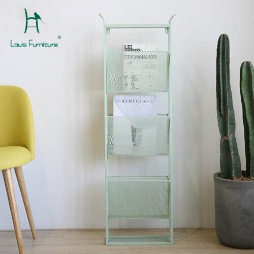 Louis Fashion Bookcases Kitchen Bathroom Living Room Iron Floor Multi-storey Accommodation Simple Bedroom