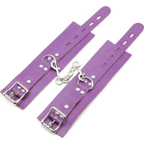 Genuine Leather Hands And Handcuffs Couples Toys Sex Products Props Hand Adult Tying Hands With Lock