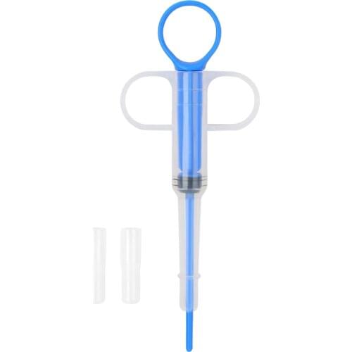 Plastic Pet Pill Tablet Feeder Durable Injector Syringe Feeding Tool for Cat
