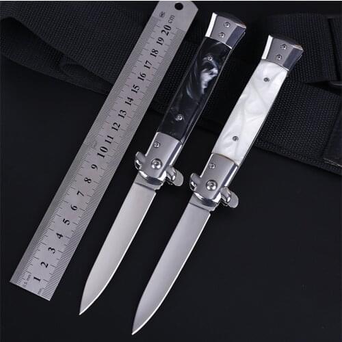 High Quality 57HRC Steel 7Cr15 Blade Folding Blade Knife Pocket Tactical Knife Survival Camping Knives EDC Tools Tactical Knife