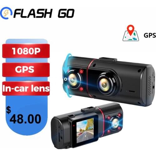 GPS Smart Car DVR Video Recorder DVR Dash Camera Rear View Video Recorder 1080P HD WDR G-sensor Night Vision Dash Cam
