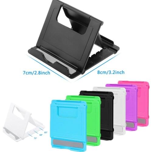 Universal Table Cell Phone Holder For Phone Desktop Stand For Ipad Samsung IPhone Mobile Phone Tripod Foldable Desk Holder Mount