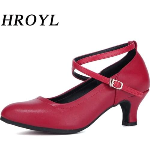 2020 New Arrival Latin Dance Shoes Tango Dancing Shoes Ballroom Shoes Rubber/Suede Sole Durable Comfortable Women Heels HROYL