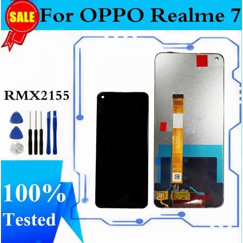 LCD For OPPO Realme 7 LCD Display Touch Screen Digitizer Assembly For Realme 7 Realme7 RMX2155 Display Screen Replacement Part