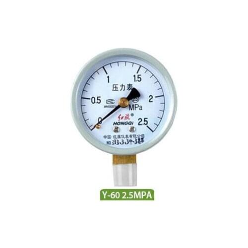 0-2.5Mpa Y-60 Vacuum Gauge Air Manometer Pressure Gauge Round