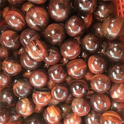 1Kg amazing lucky rock natural stones and minerals red tiger eye quartz ball reiki healing crystals sphere wicca decor wholesale