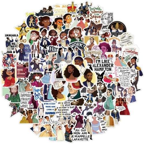 10/50/100PCS Hamilton Sticker Music Retro Band Graffiti Stickers To DIY Guitar Motorcycle Luggage Horror Series Sticker Sticker