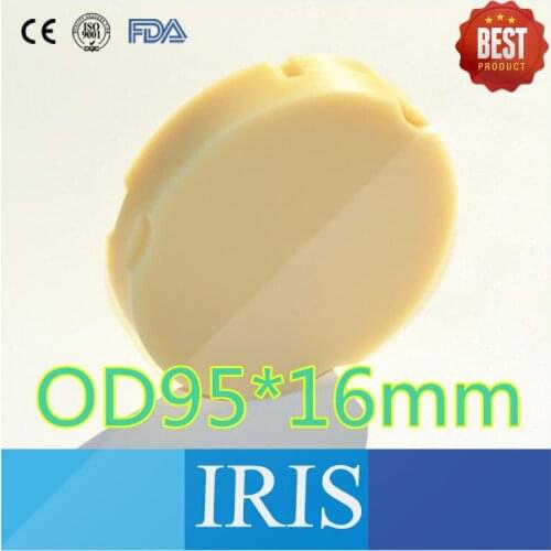 12pcs OD95*14mm OD95*16mm Dental PMMA Disc ZirkonZahn Milling System Denture PMMA Blocks For Temperary Crown