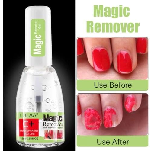 15ML Nail Polish Burst Gel Nail Polish Remover Soak Off Nail Cleaner Nail Polish Remover Degreaser Fast Nail Cleaner TSLM2