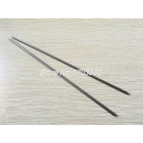 Length 200/150/100 mm * Diameter 3mm RC Stainless Steel Axle Hex Stock Drill Rod Bar 2Pcs