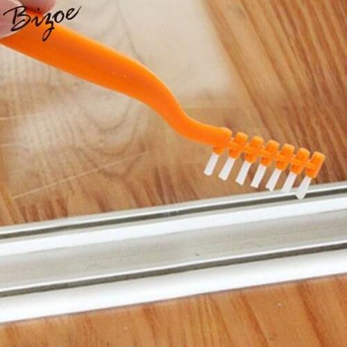 4 piece 2 in 1 multi-function slot window cleaning brush home keyboard cleaning tool home kitchen brush with hook