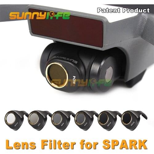 FOR DJI Spark Filter Gimbal Camera Lens Combo Multi-Layer Coating Films FOR DJI Spark filter for ND4 ND8 ND16 ND32 MCUV CPL