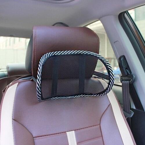 Breathable Mesh Cloth Auto Car Seat Mount Pillow Cushion Neck Proect Pain Relief