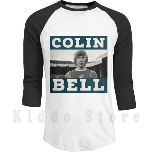 Colin Bell Hoodie Long Sleeve Colinbell City Legend Rip Football