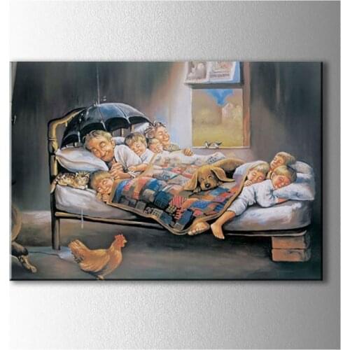 ION Canvas Table Led Mutluluğun Picture Wall Decoration Fashion Luminous Table 60x90 cm