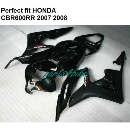 Free custom fairing kit for Honda matte black CBR 600RR 2007 2008 fairings CBR600RR 07 08 SZ58