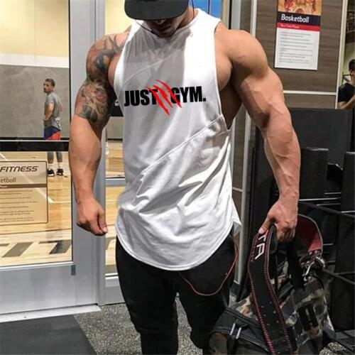 Muscleguys Brand gyms clothing cotton patchwork mesh vest bodybuilding stringer tank top mens fitness singlet sleeveless shirt