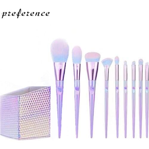 9Pcs Makeup Brushes Set Soft Makeup Brush For Foundation Powder Blush Eyeshadow Blending Facial Beauty Makeup Tools maquillaje