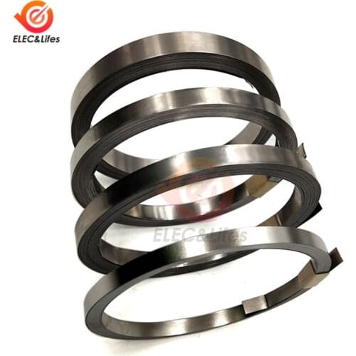 10M 0.1mm 18650 lithium battery Nickel Plated Steel Strip Tape for Spot welding machine Battery welders 0.1mmx8 0.1mmx4 0.1mmx5