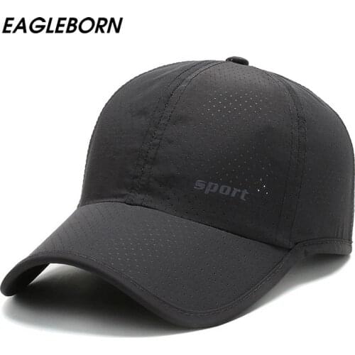 2021 New Sport Summer Men Women Baseball Cap Hat Mesh Caps Dad Hats Baseball Cap Snapback Black White Woman Sports Fitness Hats